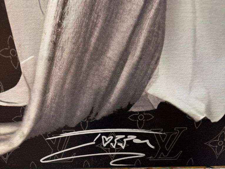 "contemplation" Extremely Collectible Jozza 'One of a kind' Mixed Media on Canvas very large