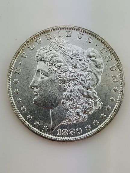1880-O Morgan Silver Dollar, UNC