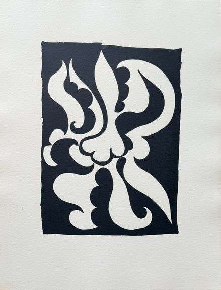 Rare Pablo Picasso Woodcut Circa 1955 Out of Only 100