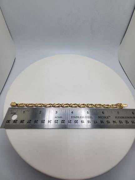 18KT Yellow Gold Link Bracelet