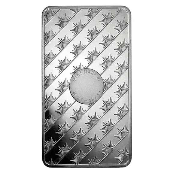 10 Troy Ounce .999 Pure Silver Bar from Sunshine Minting