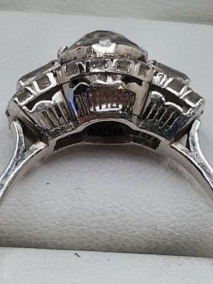 Vintage Style Diamond & Platinum Ring