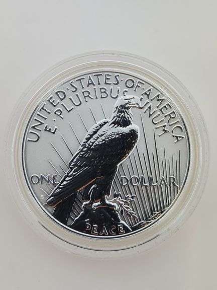 2023-S Silver Peace Dollar, Reverse Proof
