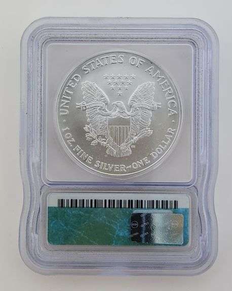 2005 American Silver Eagle, ICG MS70