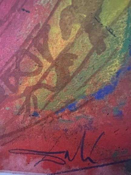 Original plate Signed Salvador Dalí Lithograph from the Romeo & Juliet Rizzoli Edition, Milan 1975