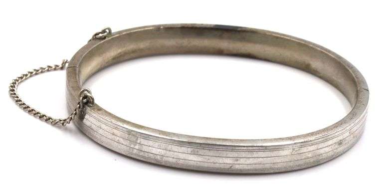 Group lot of Vintage 925 sterling silver bangles