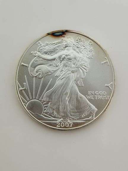 2007 American Silver Eagle, Toned