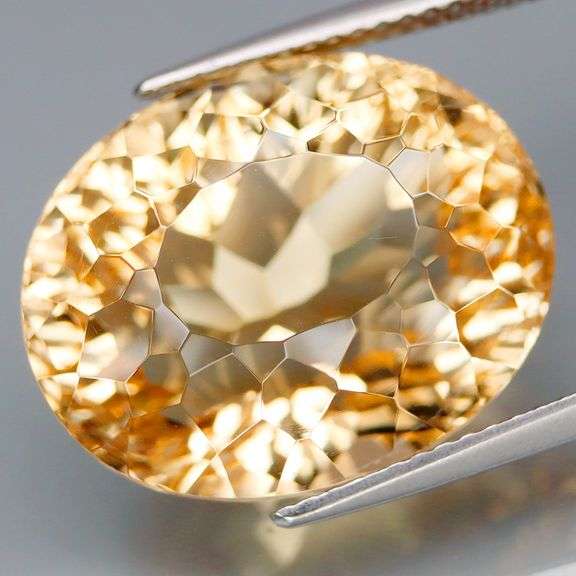 Large! 19.84ct natural golden yellow Brazilian Citrine