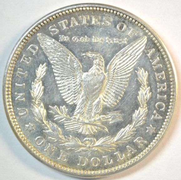 Prooflike 1921-D Morgan Silver Dollar. Full strike