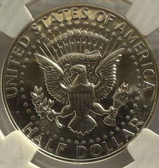 1966 SMS MS 67 Cameo NGC Kennedy Half.