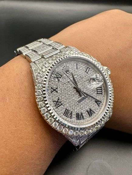 New Custom Iced Out Rolex Datejust 36mm