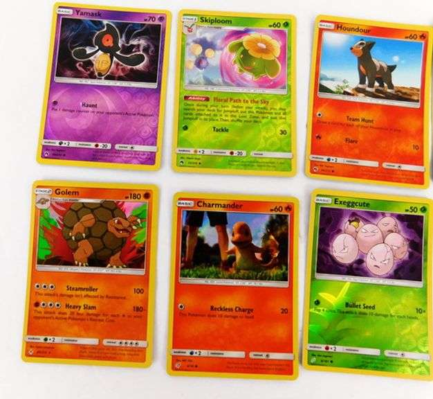 12 Pokémon Hologram Trade Cards