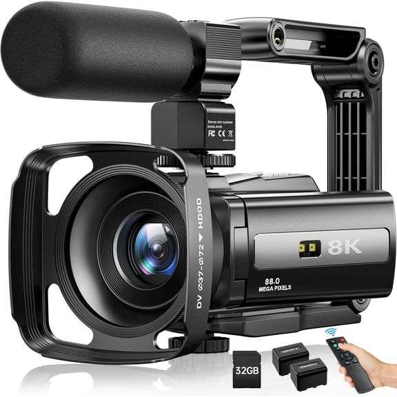 8K Ultra HD Video Camera Camcorder