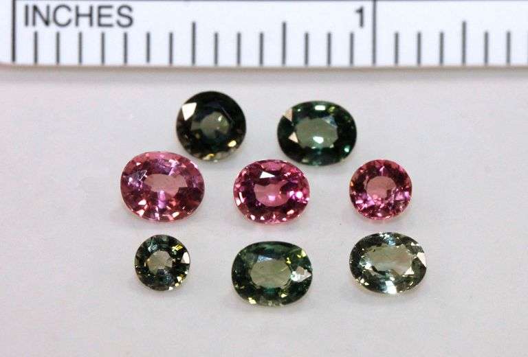 Jewel-tone Natural Tourmaline - Lot of 8