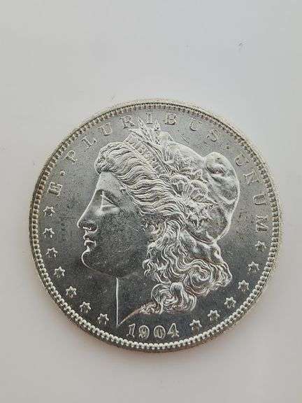 1904-O Morgan Silver Dollar, UNC