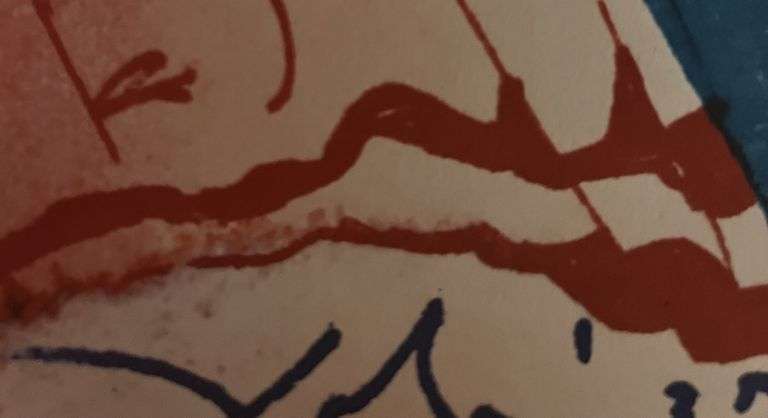 Original plate Signed Salvador Dalí Lithograph from the Romeo & Juliet Rizzoli Edition, Milan 1975