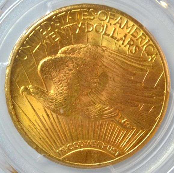 Simply Superb Gem BU 1928 St. Gaudens $20 Gold Piece. PCGS MS65+