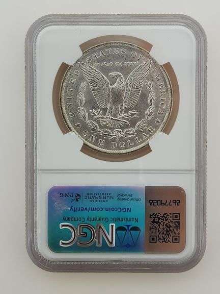 1883-O Morgan Silver Dollar, NGC MS63