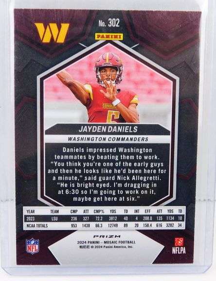 Jayden Daniels 2024 Football Card