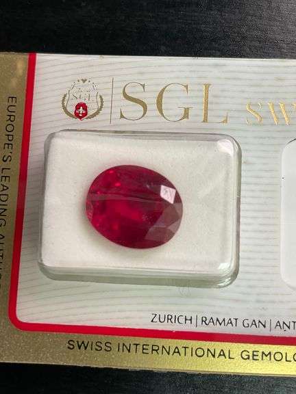 CERTIFIED 6.91 CARAT RUBY