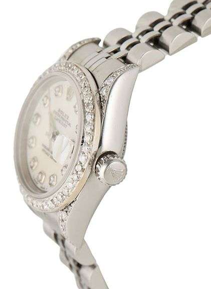 Rolex Datejust 79190, 26mm, Aftermarket MOP Diamond Dial and Bezel, Ladies Watch