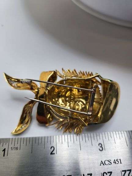 Very rare and collectable Antique Clown Brooch