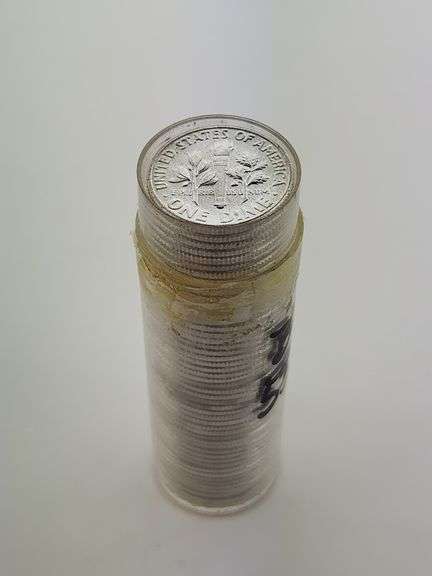 1955 Roll Of UNC Roosevelt Dimes