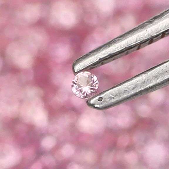 Rare heated only 2ct pink Sapphire set