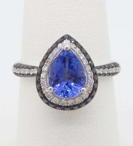 New, in Box, EFFY Tanzanite & Diamond Ring