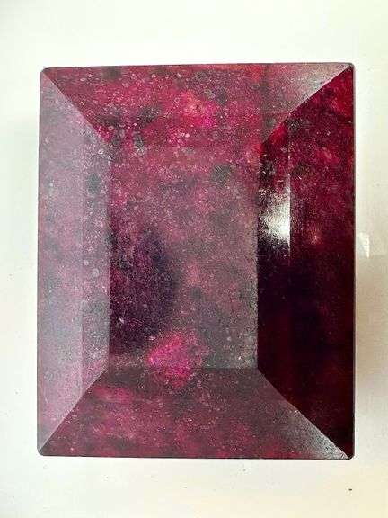 Magnificent Certified Museum Size 2100 Ct Natural Red Ruby Solitaire