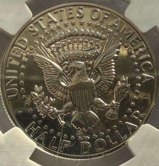 1964 Proof 68 Accented Hair NGC Kennedy Half.