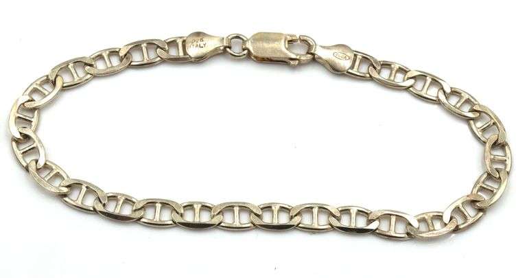 Group lot of 6 Vintage 925 sterling silver bracelets