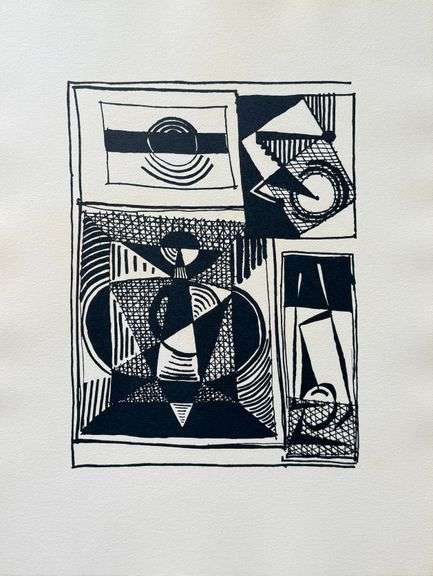 Highly Collectible Picasso Woodcut Circa 1955