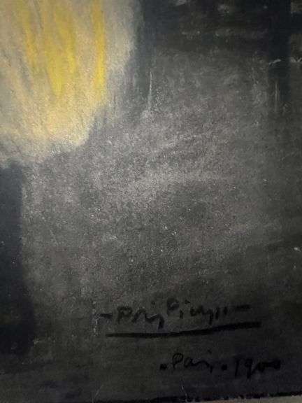 Original Lithograph from Picasso Les Bleus de Barcelona Picasso 1963 Portfolio