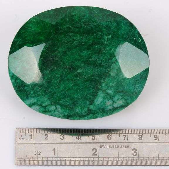 Huge Certified 1700 Ct Museum Size Natural Emerald Solitaire