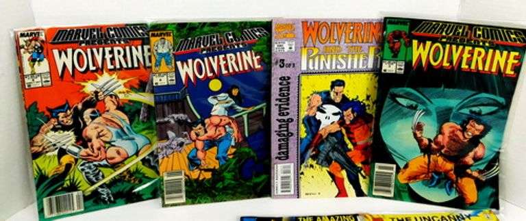 8 Marvel Comic Books - Wolverine & X-Men