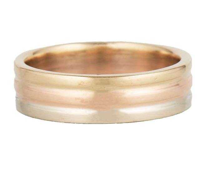 Vintage Tiffany & Co. Polished Trinity Band Ring in 14K