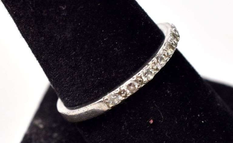 CZ Gemstone Ring in Sterling Silver