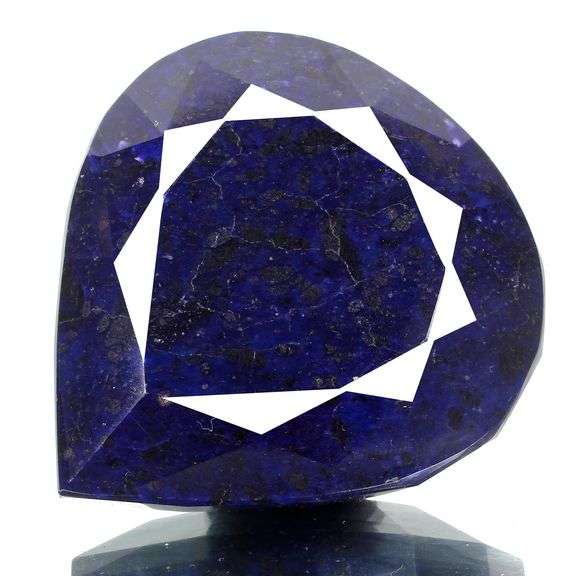 Huge Museum Size Certified 1730 Ct Museum Size Blue Sapphire