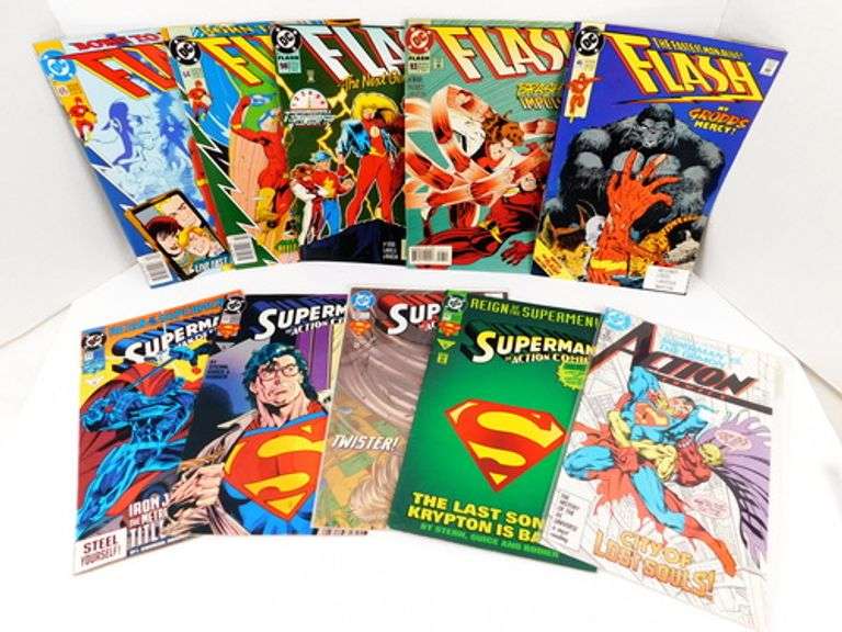 10 DC Comics - Flash & Superman