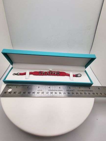 New! Happy! Diamond and ruby weaved on fabric