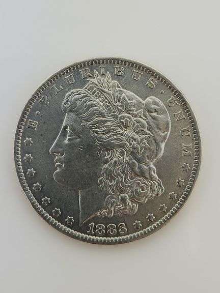 1883-O Morgan Silver Dollar, Cleaned