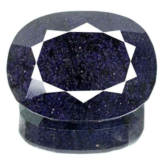Huge Majestic 3300 Ct Museum Size  Certified Midnight Blue Sapphire