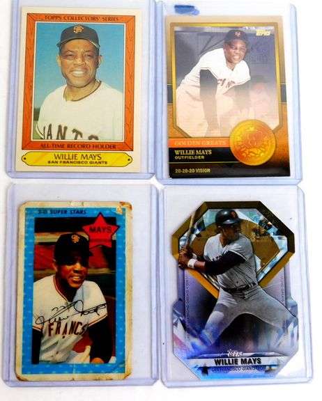 8 Willie Mays Baseball Cards