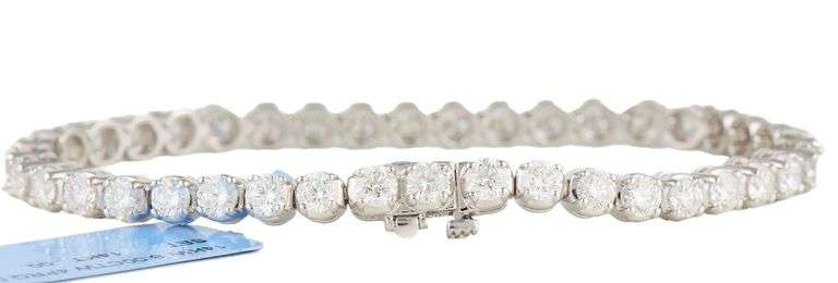New 8.00ctw Round Diamond Tennis Bracelet in 14K