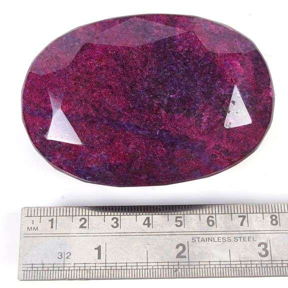 Huge Certified  2040 Ct Museum Size Natural Red Ruby Solitaire