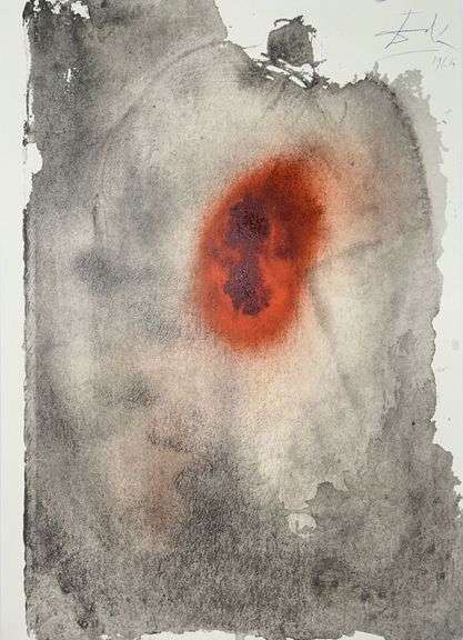 Highly Collectible and Rare Salvador Dali Original Lithograph from the 'Biblia Sacra' Suite