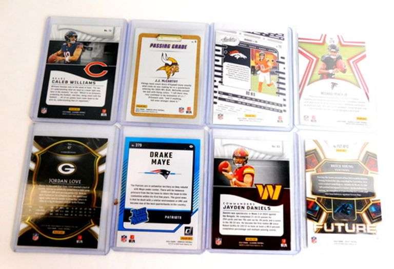 8 NFL Latest Rookie QB Football Cards