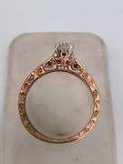 CERTIFIED 14K ROSE GOLD DIAMOND ENGAGMENT RING