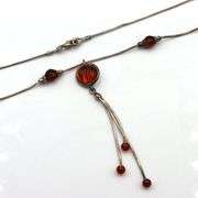 Group lot of 5 Vintage 925 sterling silver necklaces